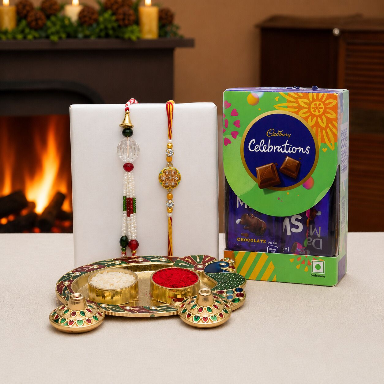 Celebration Rakhi Gift Box