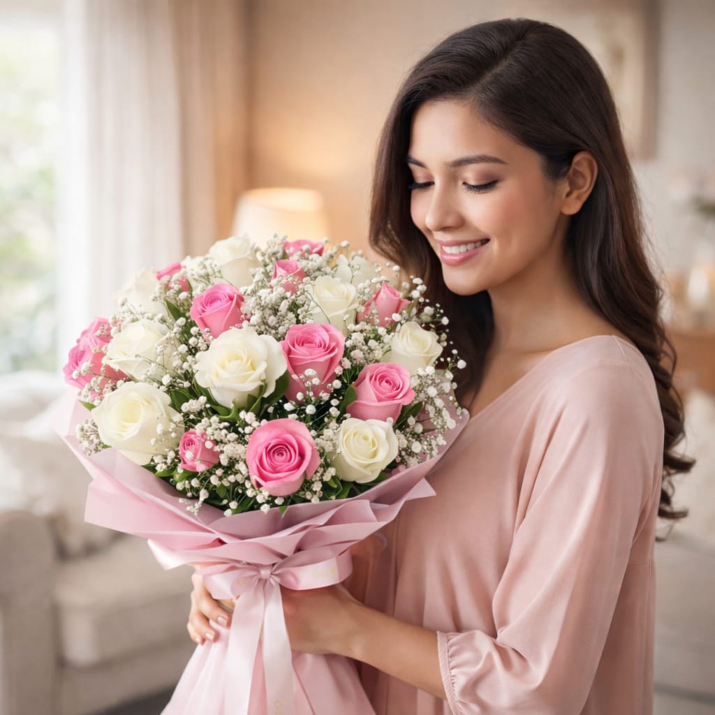 Soft Romance Rose Bouquet